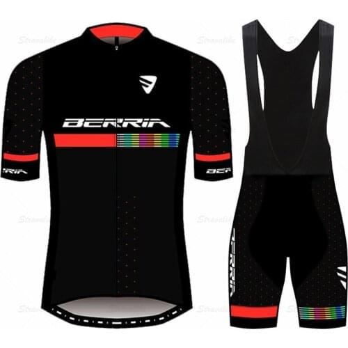 2021 team bike summer cycling clothes men short-sleeved breathable and quick-drying road bike jersey mountain bike shirt