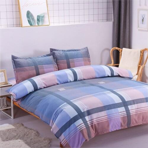 Soft & Washable Cover Duvet Set With Warm Melted Cotton Filler Home Textiles 4pcs Bedding Set Queen Size Bed Sheets