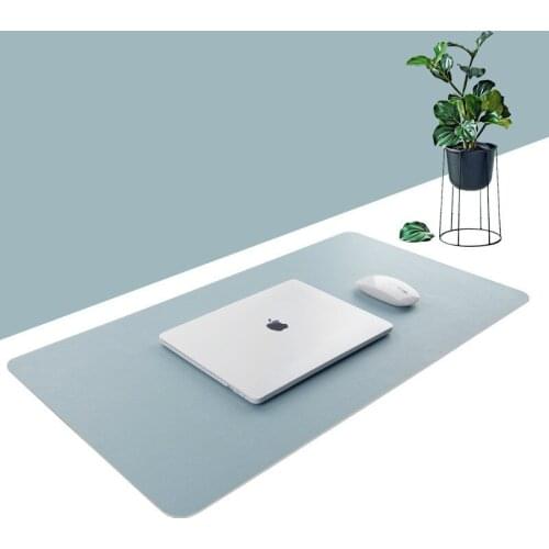 Mouse Pad Large Double-side Usable Portable Gaming Mousepad Laptop Pad PU Leather Desk Pad Grand Mat Gamer Muismat 60x30 80x40cm