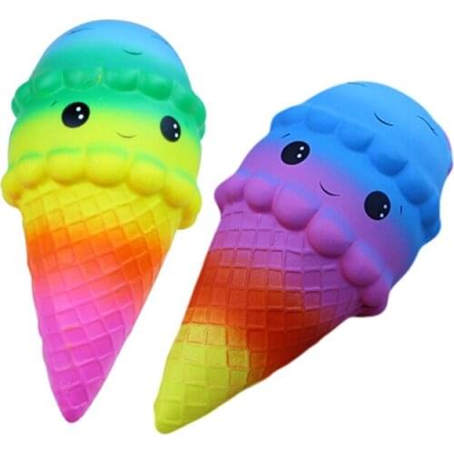 Kawaii Ice Cream Panda Squishy Cake Deer Milk Squeeze Toys Slow Rising Cream Scented Antistress Child Kid Baby Toys