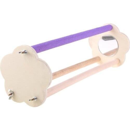 Toy for Chicken Ladder Desktop Stand Perch Birds Hanging Cage Wooden Playground Chickens Training Platform Pet Toy Bird