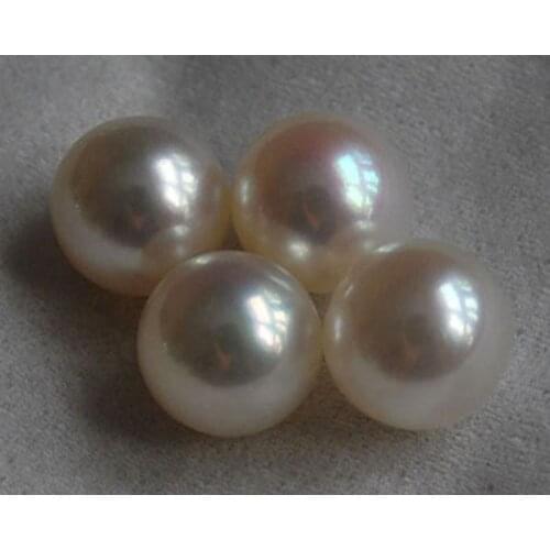 10mm AAA Natural Round Half Drilled Fresh Water Loose Pearl