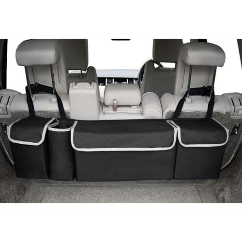 Car Seat Back Car Trunk Organizer Adjustable Backseat Storage Bag High Capacity Multi-use Oxford Interior Accessories Free ship