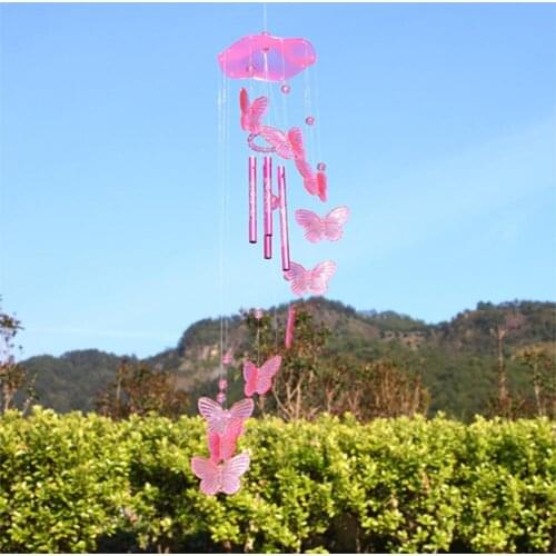 Butterfly Wind Chime Pendant Creative Home Decoration Gift Gift Rural Pendant Craft Style Children