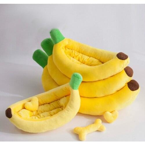 Removable washable cartoon banana kennel pet supplies Teddy Bichon small and medium sized dogs four seasons general pet kennel