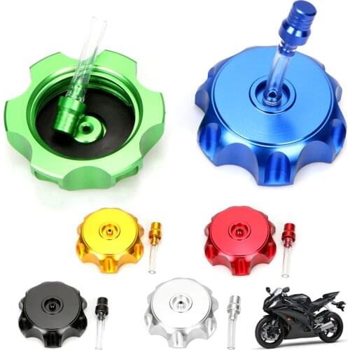1pc for ATV Dirt Pit Bike Off-road Motorcycle Universal 6 Colour Motorcycle CNC Aluminum Gas Fuel Tank Cap with Breather Vent