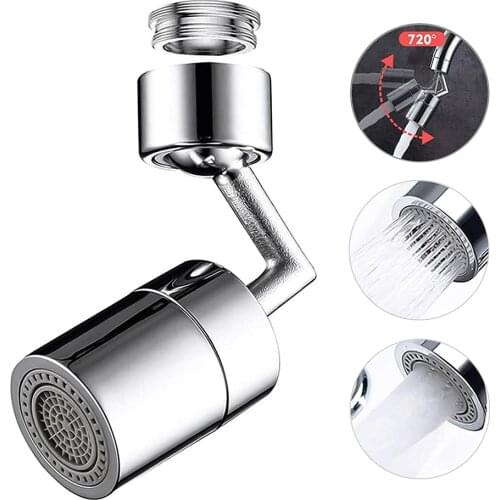 720°Universal Splash Filter Faucet Spray Head Splash Filter Faucet Children Movable Kitchen Tap Water Saving Nozzle Sprayer