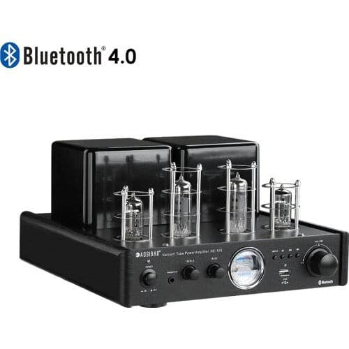 AIYIMA Amplificador Bluetooth Tube Amplifier Audio 40Wx2 Professional Home Theater Hifi Stereo Power Amplifier USB Headphone Amp