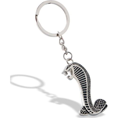 Yosolo metal snake emblem badge emblem keychain keyring car keychain interior accessories