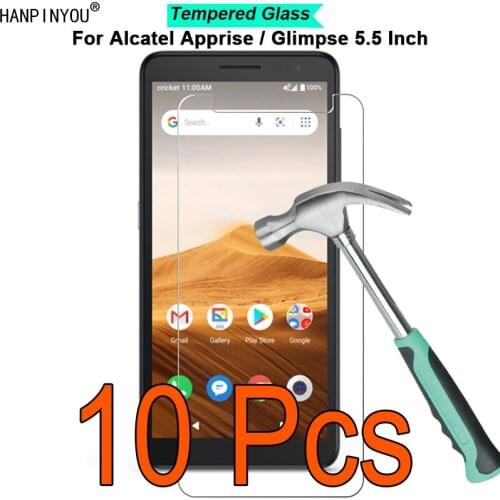10 Pcs/Lot For Alcatel Apprise / Glimpse / Volta 9H Hardness 2.5D Toughened Tempered Glass Film Screen Protector Guard