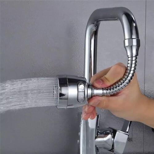 360 Rotatable Bubbler Water Saving High Pressure Nozzle Filter Tap Adapter Faucet Extender Bathroom Kitchen Accessories