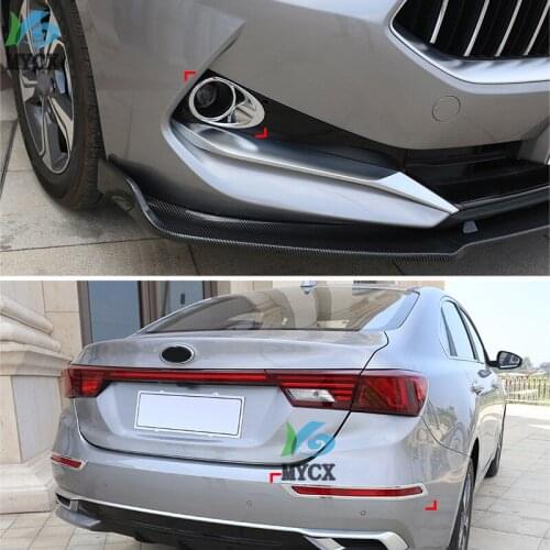 4Pcs Car ABS chrome Front & Rear Fog Light Lamp Covers Trim Bezel For Kia Cerato brand new K3 2019
