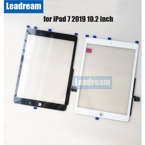 50PCS for iPad 7 2019 10.2 inch Touch Screen Digitizer Glass Panel no Home Button