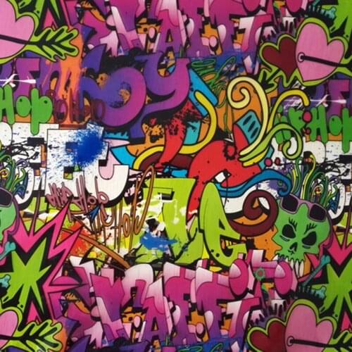 CSCY719 1mX10m hidrografik film water transfer cartoon hydrographics printing film