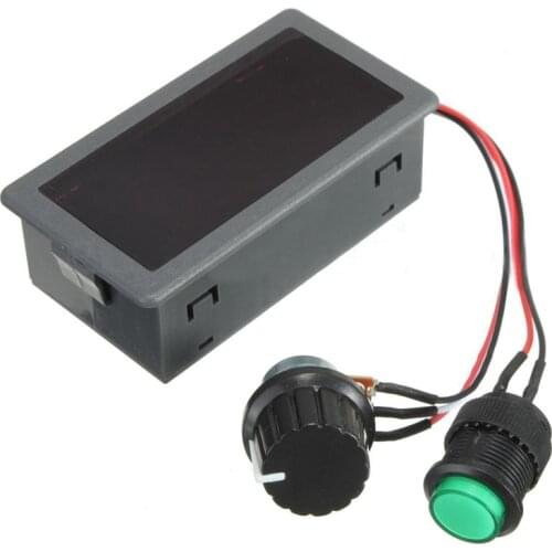 DC 6-30V 12V 24V Max 8A PWM 16kHz Motor Speed Controller Digital Display Switch