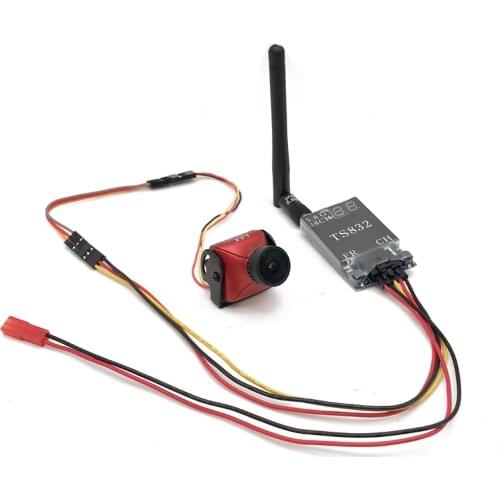 Ready use FPV system 5.8G 600mW 48CH TS832 video transmitter and CCD 800TVL 2.1mm 16:9 OSD FPV Camera for RC drone Multirotor