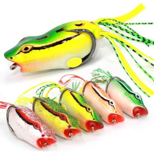 5.4cm 11.8g Fishing Artificial Hard Lifelike Lure Wobbler Frog Shape Fish Swim