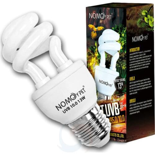 Reptile 10.0 UVB 13W Compact Light Fluorescent Desert Terrarium Lamp Bulb