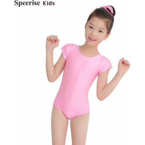 Ballet Dance Practice Clothes For Teen Girls Spandex Lycra Swimsuit Dancing Leotard Kids Dancewear Rhythmic Gymnastics Children