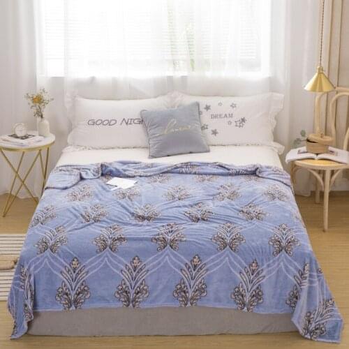 Forest bedspread blanket High Density Super Soft Flannel Blanket for the sofa/Bed/Car Portable Plaids