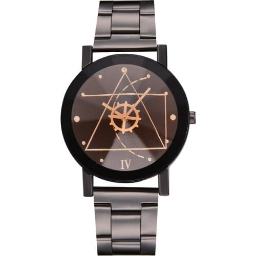 Mens Watch Womens Full Steel Analog Quartz Wrist Delicate Watch Top Brand Luxury Business Watches Saat Relogio Masculino