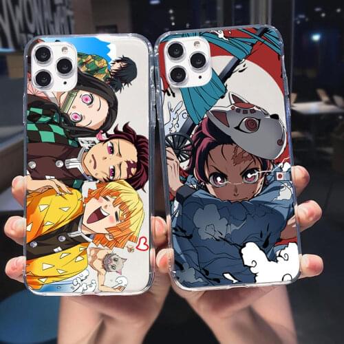 Kamado Nezuko Kimetsu no Yaiba Demon Slayer Soft Phone Cover Case For iphone 11 Pro 12 Pro Max 6s 7 8 Plus XR XS Max Funda Coque