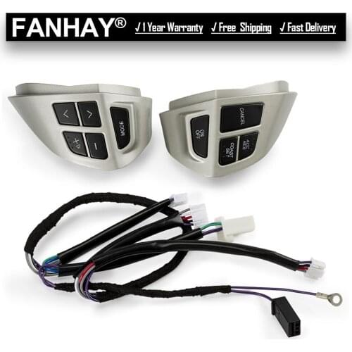 New Volume Sound Button Steering Wheel Control Switch with Wire for Mitsubishi Laner Outlander 8701A087 8602A008 Car Accessories