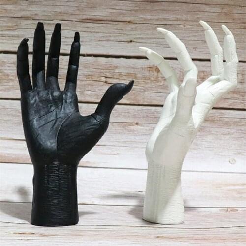 New Witchs Hand Angel and Demon Hand Handicraft Ornaments Resin Wall Hanging Statues Art Statue Decoration Prop