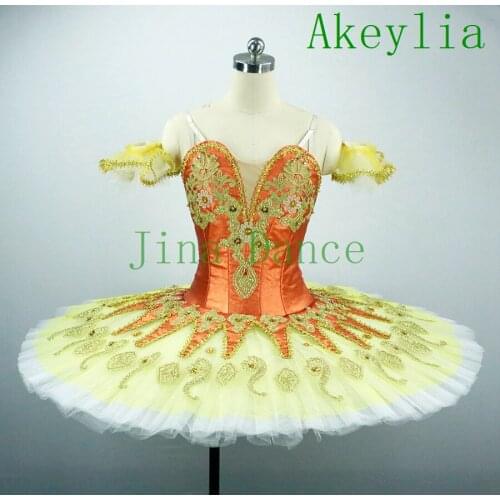 Gold Yellow Pancake Tutu Adult Women Professional Ballet Tutu Dark Purple Girls Classical Ballerina Custome Blue Bird Tutus