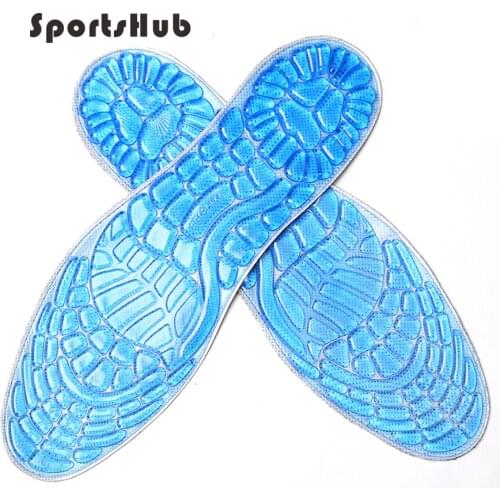 SPORTSHUB Unisex Camping/Hiking/Walking/Massaging Gel Insole Sport Shoe Pad Sport Running Gel Insoles Insert Cushion SES0027