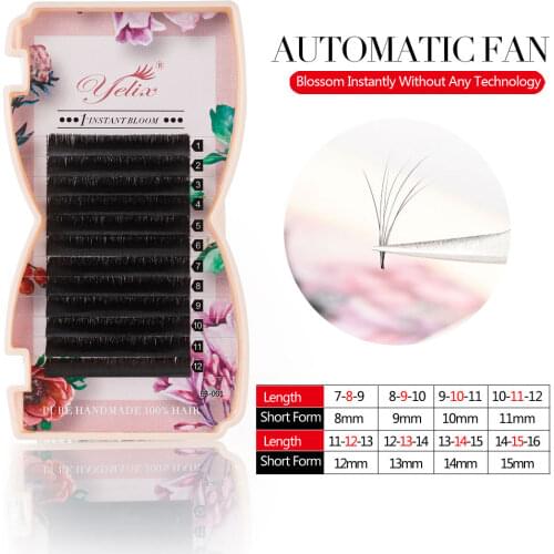 Yelix 3d-6d Magnetic Camellia Lashes Blossom False Eyelashes Extension Mink Eye Lash Volume Fan Eyelashes Fake Eyelash Makeup