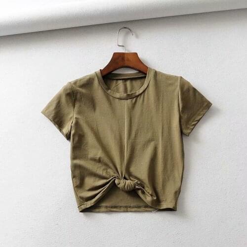 Camisas curtas esportivas femininas, top lombar de manga curta elásticas sensual de cintura alta para academia, roupas fitness p