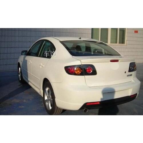 Factory Style Spoiler Wing ABS for 2003-2009 MAZDA 3 4DR Sedan Spoilers B 1PCS