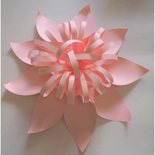 2018 Artificial Handmade Giant Paper Flower Backdrop 1 Piece For Wedding & Event Baby Nursery Baby Shower Retail Store
