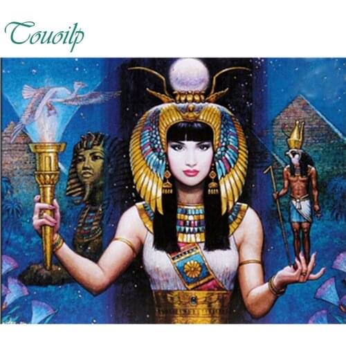 Diamond embroidery sale Queen Of Egypt,5d diamond painting full diamond mosaic picture of rhinestones cross-stitch new year gift