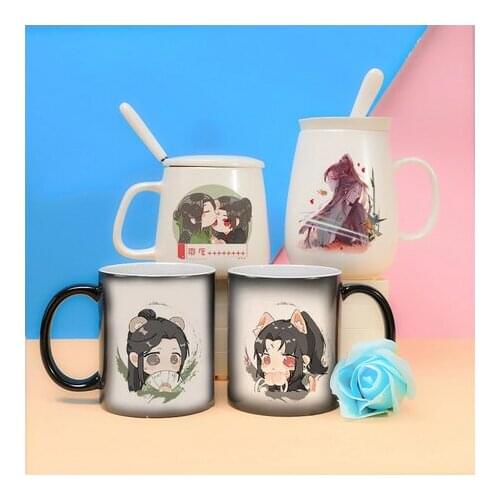 Anime Scum Villain Self Saving System Shen Qingqiu Luo Binghe Mug Cup Cartoon Ceramic Coffee Water Cup Fashion Student Cosplay