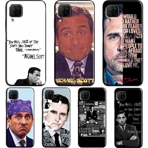 Michael Scott The Office Case For Huawei P30 Lite P20 P40 Pro Mate 20 P Smart 2021 2019 Nova 5T Honor 9X 8X 10i 8A