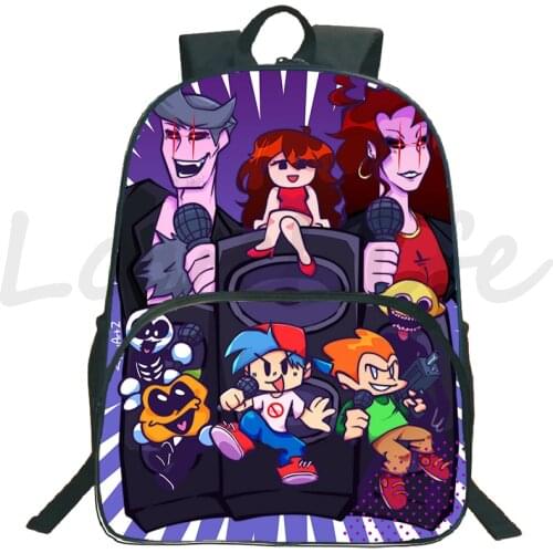 Friday Night Funkin Backpack for Children kids School Bags Anime Rucksack Boys Girls Book Bag Teens Knapsack Mochila school gift