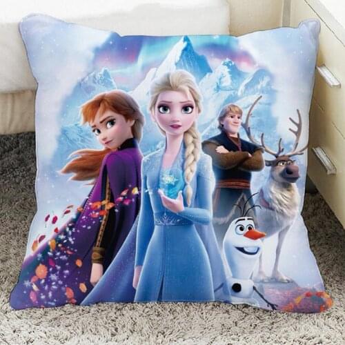 Disney Frozen pillowcase cover Home Textile children baby girl Couple Pillow Cover Decorative Pillows Case Living Room 40x40cm