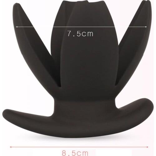 Adult Diary Silicone Anal Speculum Butt Plug Adult Sex Toys, Unisex Opening Hollow Anal Plug Auns Vaginal Dilator Sex Products