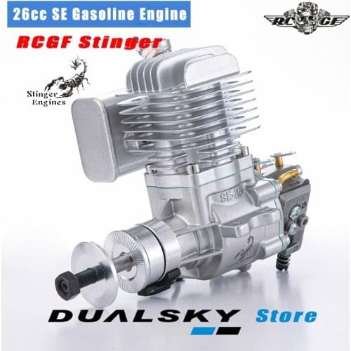 RCGF STINGER 26CC SE 2 Stroke Rc Model Engines Gasoline Engines Rc Aircraft Rc Airplane Two Cycle Stinger 26cc Engine