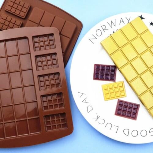 1PCS New Silicone Mold Square Non-stick Kitchen Bakeware Cake Mould Pan Pudding Maker Mold DIY Chocolate Chip Mold Baking Tool