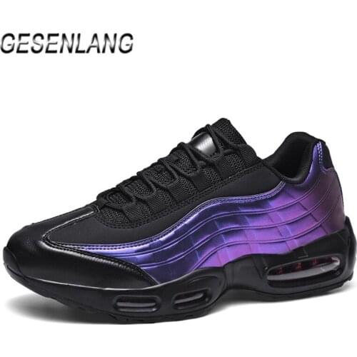 2020 Mens Air Cushion Sneakers Running Shoes Comfortable Breathable Anti-Skid Shock-Proof Outdoor Sports Tennis Jogging Walking