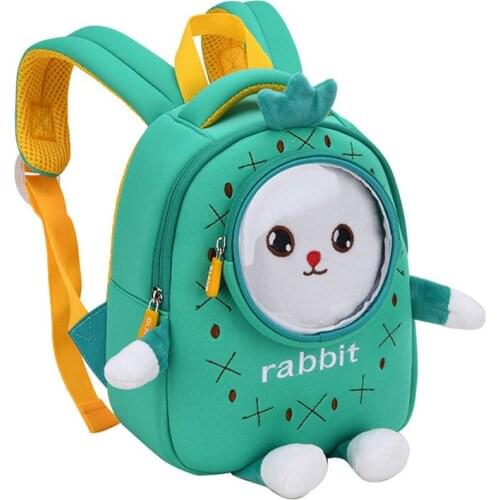 Cute Toddler Backpack Preschool Bag Baby Kids Bookbag Cartoon Rabbit Mini School Bag for Girl Boy Mochilas infantil