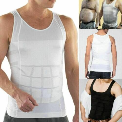 Men Firm Waist Trainer Vest Body Shaper Tank Tops Vest Underbust Trainer Slimming Clothes Trimmer Cinechers Girdle Vest Tops