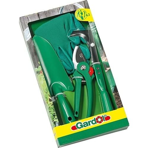 Garden Tools Set, 4-Piece Garden Set, Garden Scraper, Flower Trowel, Garden Glove, Garden Mini Set, Garden Tool