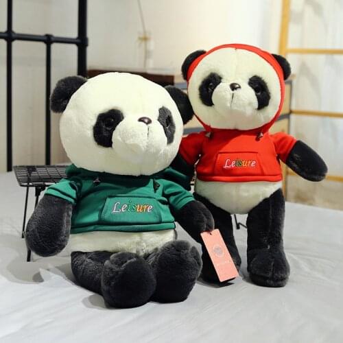 New Cute Big Panda Doll Plush Toy Animals Pillow Kids Birthday Christmas Gifts Cartoon Toys Big Pillow On The Bed