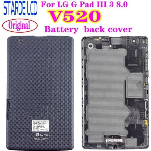 Original Cover For LG G Pad III 3 8.0 V520 Battery Cover Tablet Replacement Back Case Shell