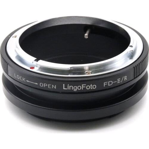 For Canon FD mount Lenses to Canon EOS RF-mount Camera , LingoFoto FD-EOS R Metal Mount Adapter Ring for Canon EOS R/RP