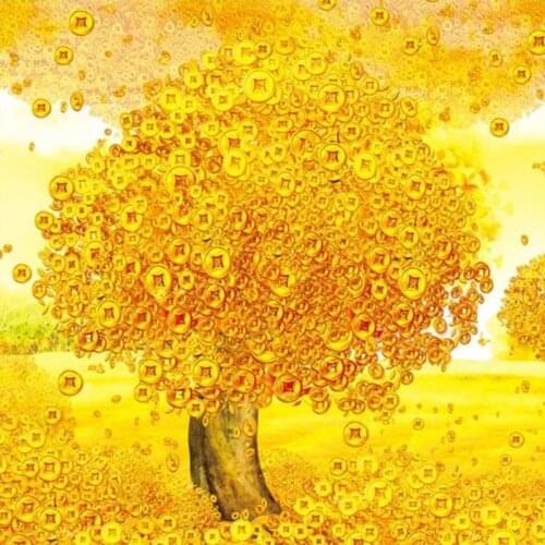 DIY Diamond Painting Money Tree Diamond Picture Of Rhinestones Diamond Embroidery Cross Stitch European Home Decor